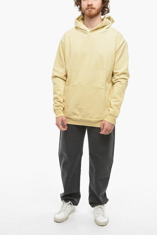 Felpa Hoodie TONAL Con Maxi Tasca a Toppa