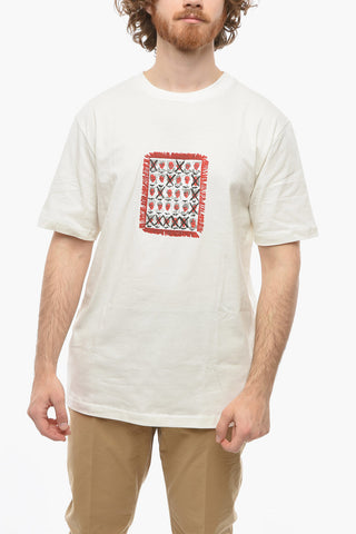 Front Printed Crew-neck T-Shirt