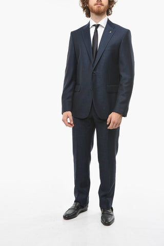 CC COLLECTION Jacquard RIGHT Virgin Wool Suit