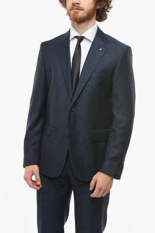 CC COLLECTION Jacquard RIGHT Virgin Wool Suit