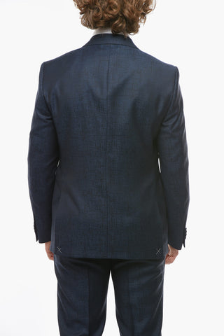 CC COLLECTION Jacquard RIGHT Virgin Wool Suit