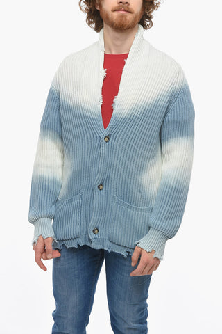 Cardigan Sfumato Effetto Vintage