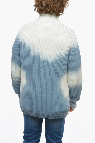 Cardigan Sfumato Effetto Vintage