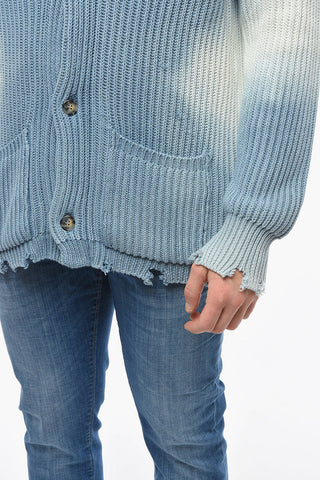 Cardigan Sfumato Effetto Vintage