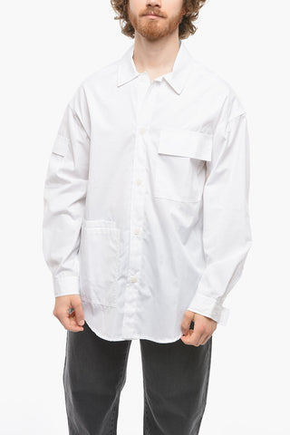 Spread Collar Cotton Utility MILETA Shirt