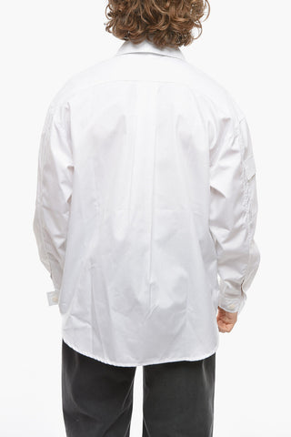 Spread Collar Cotton Utility MILETA Shirt