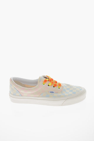 ANAHEIM FACTORY Checked Canvas ERA 95 Sneakers