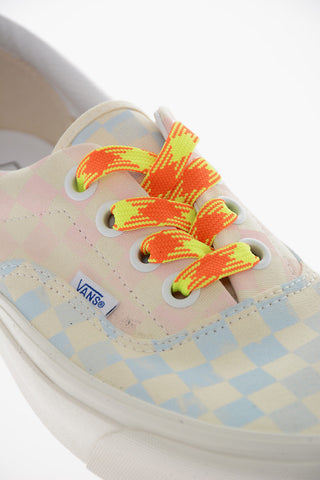 ANAHEIM FACTORY Checked Canvas ERA 95 Sneakers