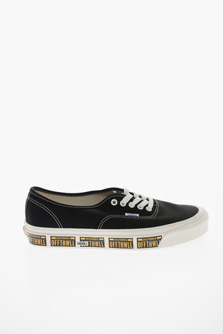 ANAHEIM FACTORY Canvas AUTHENTIC 44 Sneakers with Printed Rubber Sole