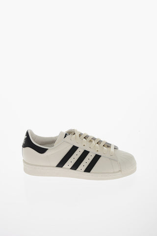 Leather SUPERSTAR 82 Low-Top Sneakers with Contrast Applications