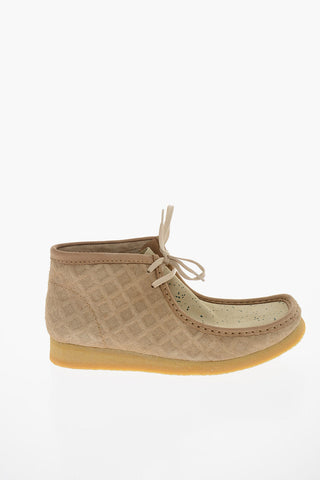 SWEET CHICK Polacchine WALLABEE In Suede Effetto Trapuntato e Verniciato