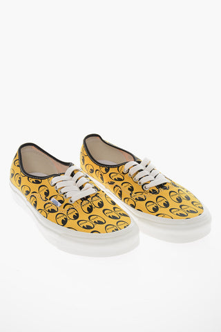 ANAHEIM FACTORY MOONEYES  All-Over Contrasting Logo-Printed AUTHENTIC 44 D Sneakers