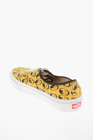 ANAHEIM FACTORY MOONEYES  All-Over Contrasting Logo-Printed AUTHENTIC 44 D Sneakers