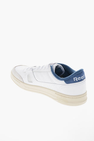 Leather TENNIS Low-Top Sneakers with Colored Inner