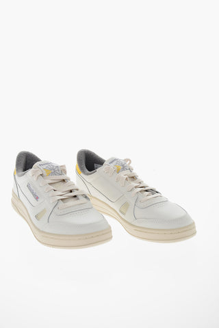 Leather TENNIS Low-Top Sneakers with Colored Inner
