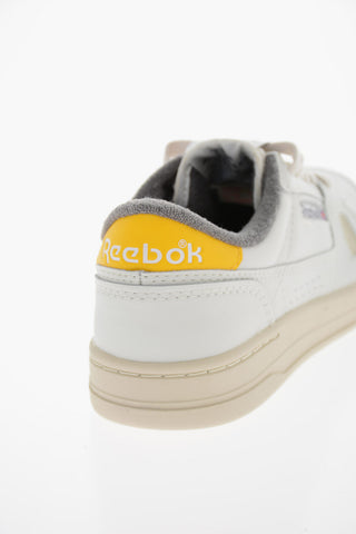 Leather TENNIS Low-Top Sneakers with Colored Inner