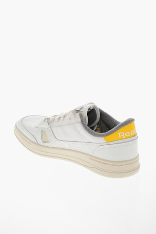 Leather TENNIS Low-Top Sneakers with Colored Inner
