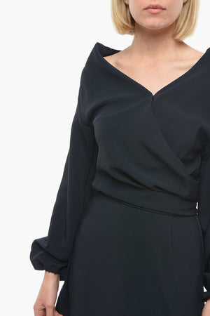 Wickelkleid mit Gürtel