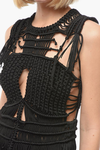 hand crafted mini dress with Golden Details