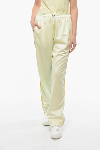 Colorblock-jersey Joggers with Contrasting Bands