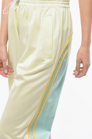 Colorblock-jersey Joggers with Contrasting Bands