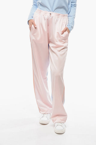 Colorblock-jersey Joggers with Contrasting Bands