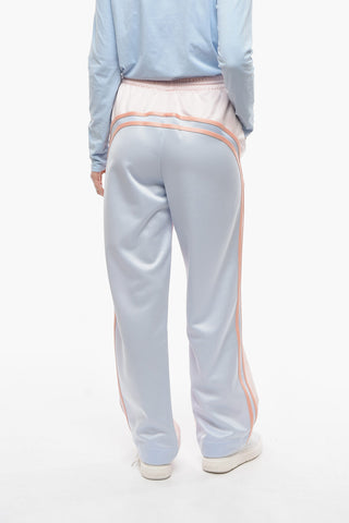 Colorblock-jersey Joggers with Contrasting Bands