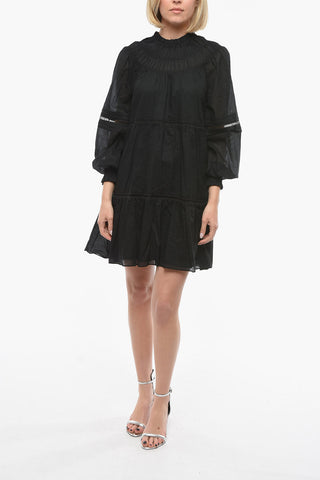 MICHAEL Boat Neck Mini Dress
