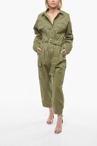 MICHAEL Cargo Jumpsuit with Belt