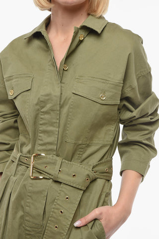 MICHAEL Cargo Jumpsuit with Belt