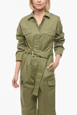 MICHAEL Cargo Jumpsuit with Belt