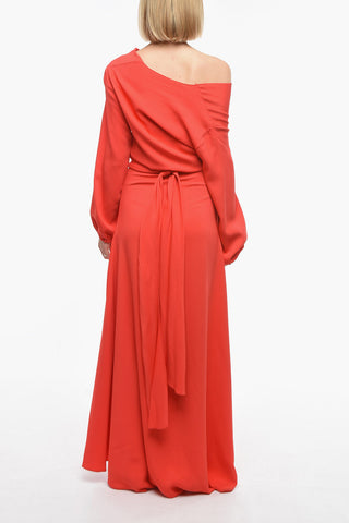 Vestito Wrap con Cintura
