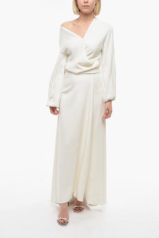 Maxi Dress a Portafoglio con Cintura