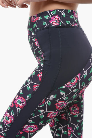 ETOILE Floral Printed TISEA Athleisure Leggings