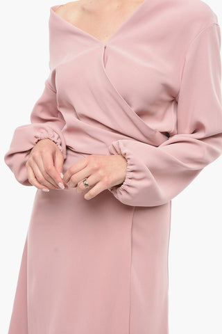 Wickelkleid mit Gürtel