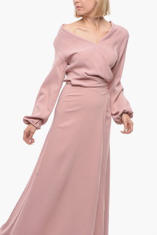 Wickelkleid mit Gürtel