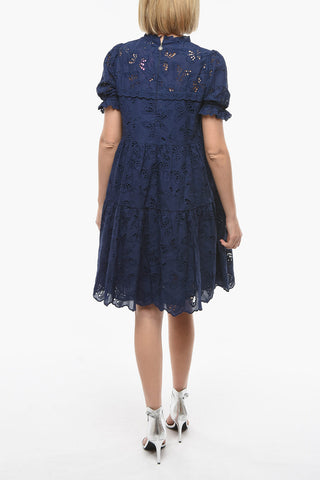 Sangallo Dress with Flounced
