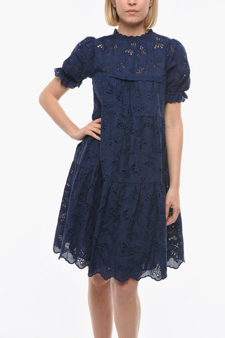 Sangallo Dress with Flounced