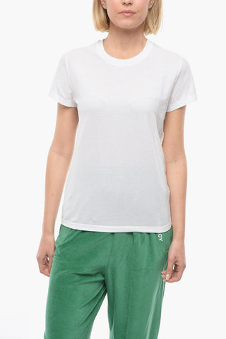 Solid-colour Crewneck T-shirt