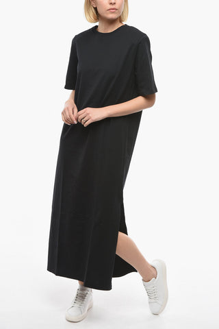 Vestito T-Shirt JANNET Girocollo con Spalline Imbottite