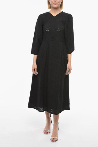 Sangallo MONAMI Maxi Dress with Leg-O-Mutton Sleeve