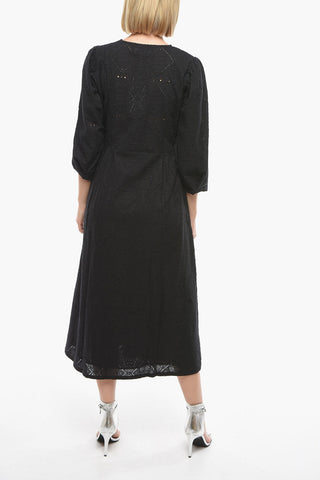Sangallo MONAMI Maxi Dress with Leg-O-Mutton Sleeve