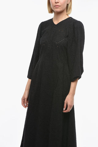 Sangallo MONAMI Maxi Dress with Leg-O-Mutton Sleeve