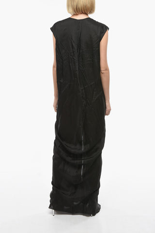 FOGACHINE Short-sleeved LOBSTER Long Dress with Front Slit