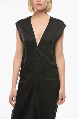 FOGACHINE Short-sleeved LOBSTER Long Dress with Front Slit