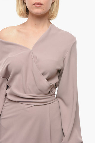Wickelkleid mit Gürtel