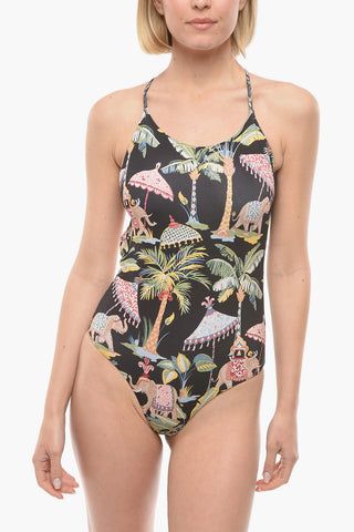 Batik Printed Swimsuit