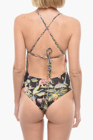 Batik Printed Swimsuit