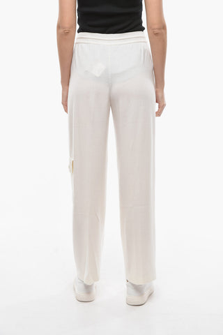 Cashmere Pants with Elastic Waistband