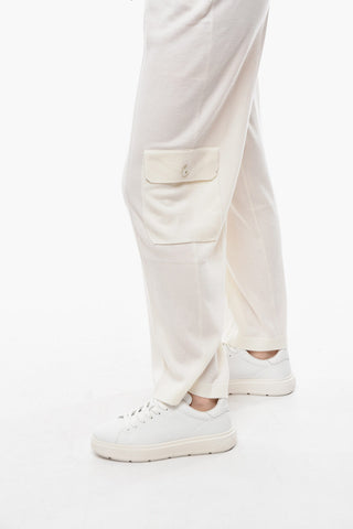 Cashmere Pants with Elastic Waistband